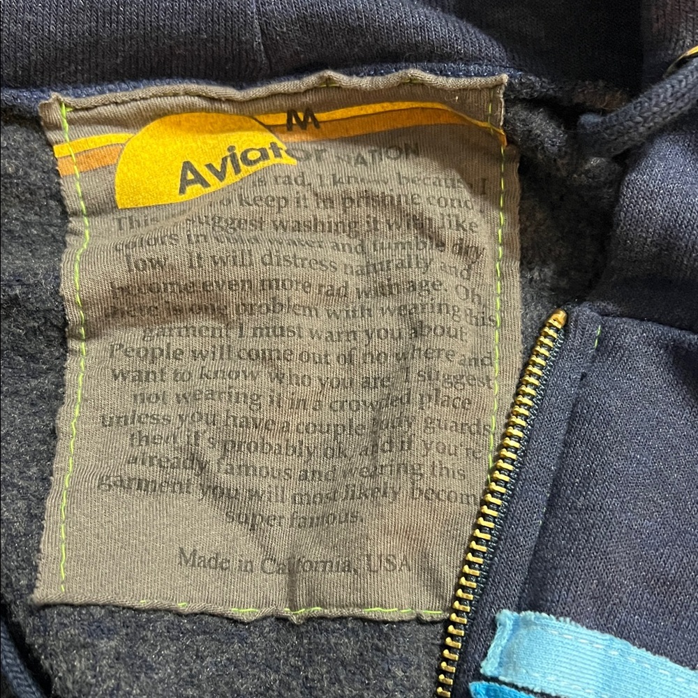 Aviator Nation Zip Up - Picture 3 of 3
